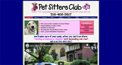 Desktop Screenshot of petsittersclubinc.com